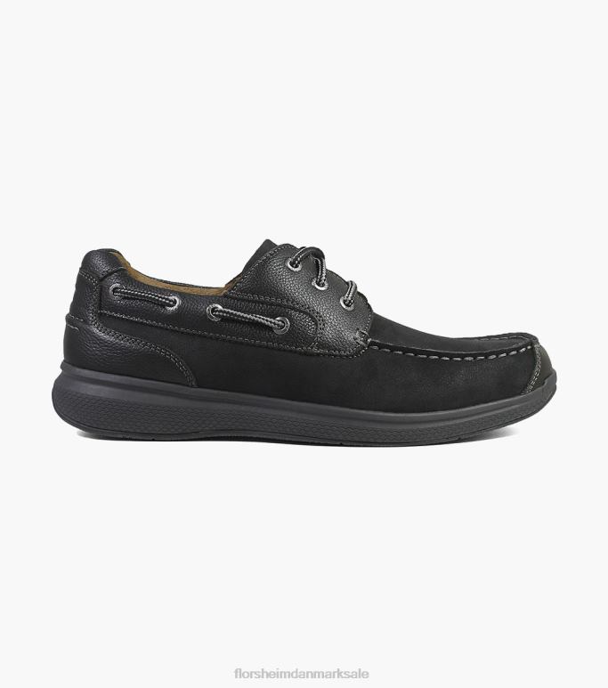 Florsheim Mænd Great Lakes Moc Toe Oxford NF0RV356 fodtøj sort ch