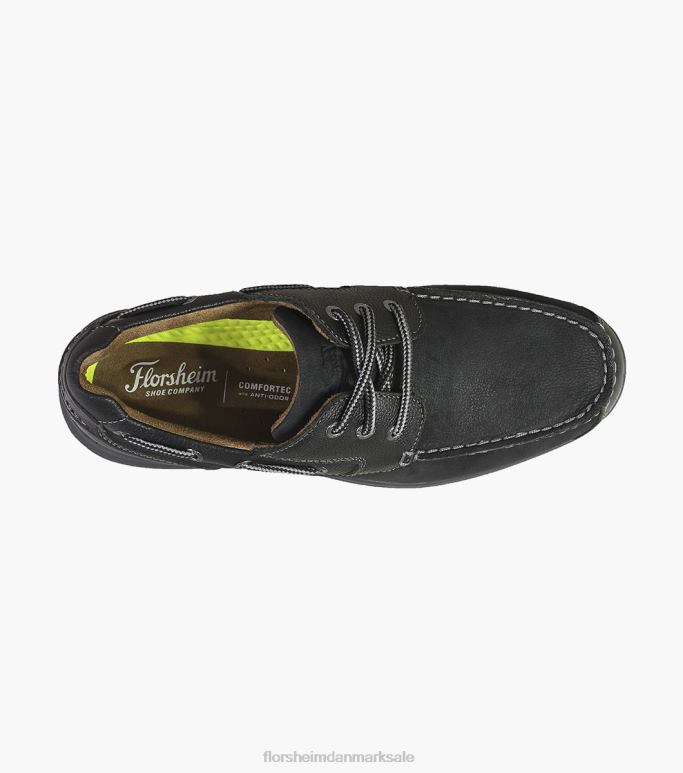 Florsheim Mænd Great Lakes Moc Toe Oxford NF0RV356 fodtøj sort ch