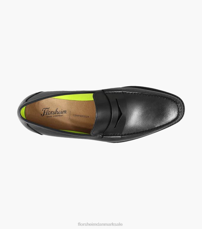 Florsheim Mænd amelio moc toe penny loafer NF0RV259 fodtøj sort