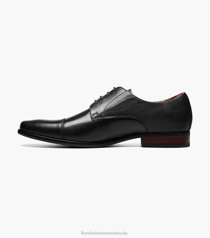 Florsheim Mænd angelo cap toe oxford NF0RV67 fodtøj sort
