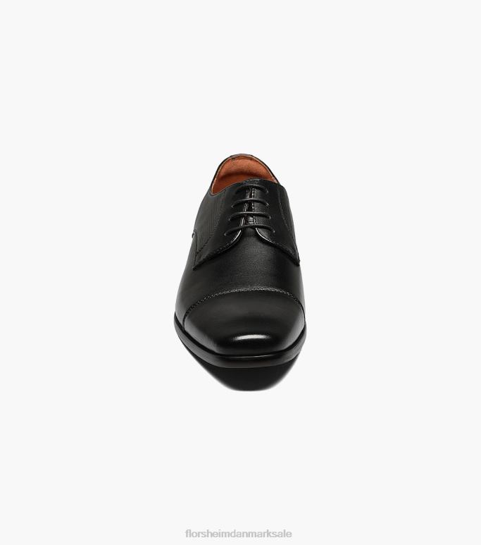 Florsheim Mænd angelo cap toe oxford NF0RV67 fodtøj sort
