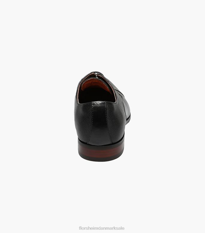 Florsheim Mænd angelo cap toe oxford NF0RV67 fodtøj sort