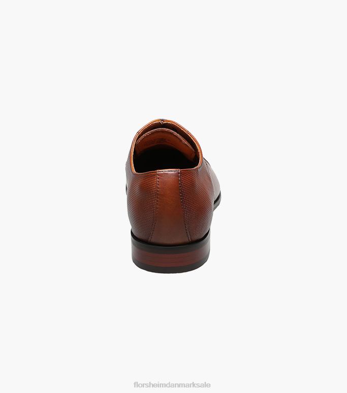 Florsheim Mænd angelo cap toe oxford NF0RV68 fodtøj cognac