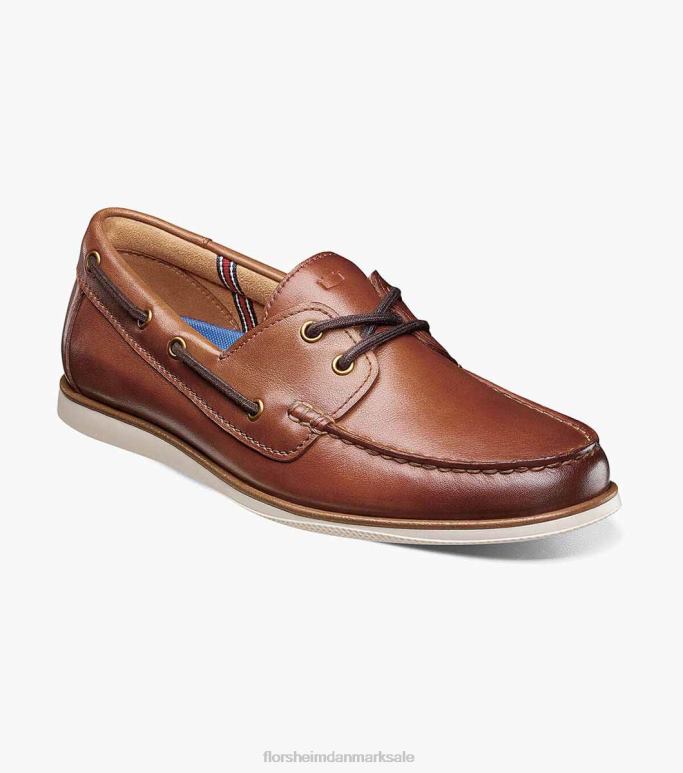 Florsheim Mænd atlantic moc toe bådsko NF0RV326 fodtøj cognac