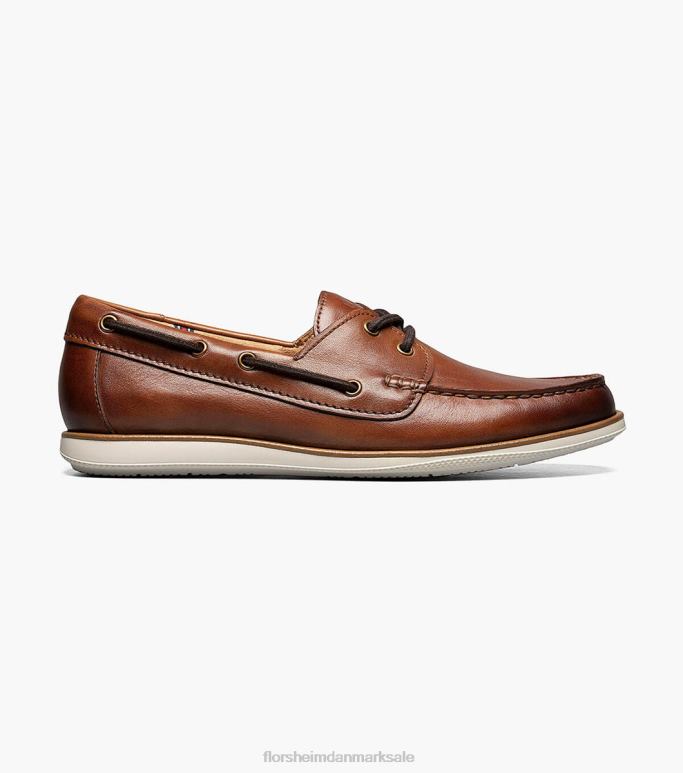 Florsheim Mænd atlantic moc toe bådsko NF0RV326 fodtøj cognac