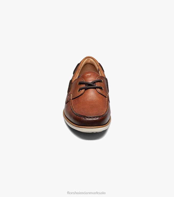 Florsheim Mænd atlantic moc toe bådsko NF0RV326 fodtøj cognac