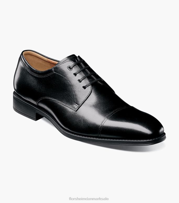 Florsheim Mænd azzio cap toe oxford NF0RV70 fodtøj sort