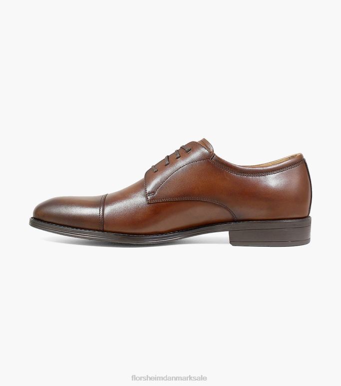 Florsheim Mænd azzio cap toe oxford NF0RV71 fodtøj cognac