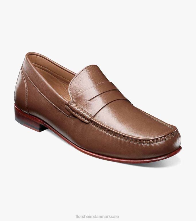 Florsheim Mænd beaufort moc toe penny loafer NF0RV263 fodtøj cognac