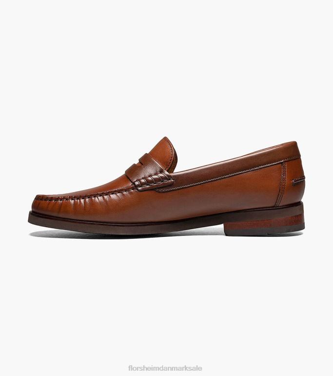 Florsheim Mænd berkley flex moc toe penny loafer NF0RV177 fodtøj cognac multi
