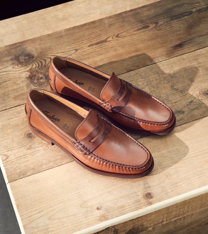Florsheim Mænd berkley flex moc toe penny loafer NF0RV177 fodtøj cognac multi