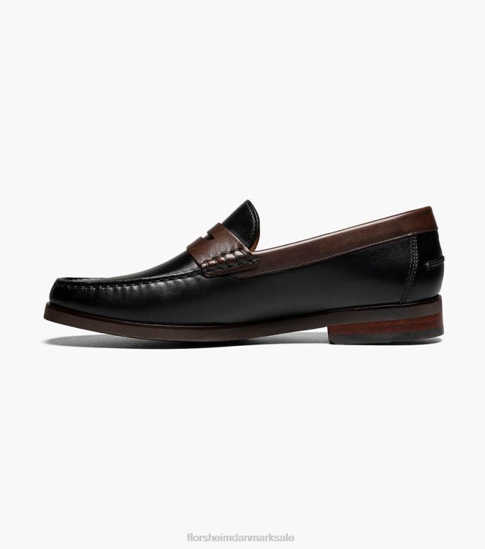 Florsheim Mænd berkley flex moc toe penny loafer NF0RV179 fodtøj sort og brun