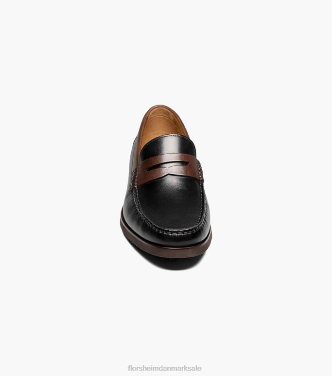 Florsheim Mænd berkley flex moc toe penny loafer NF0RV179 fodtøj sort og brun