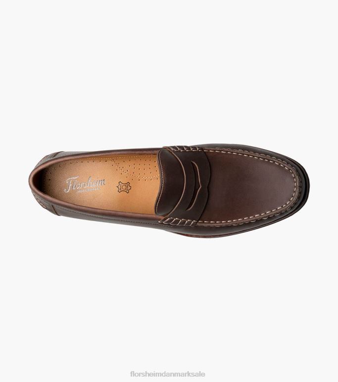 Florsheim Mænd berkley flex moc toe penny loafer NF0RV180 fodtøj brun lm