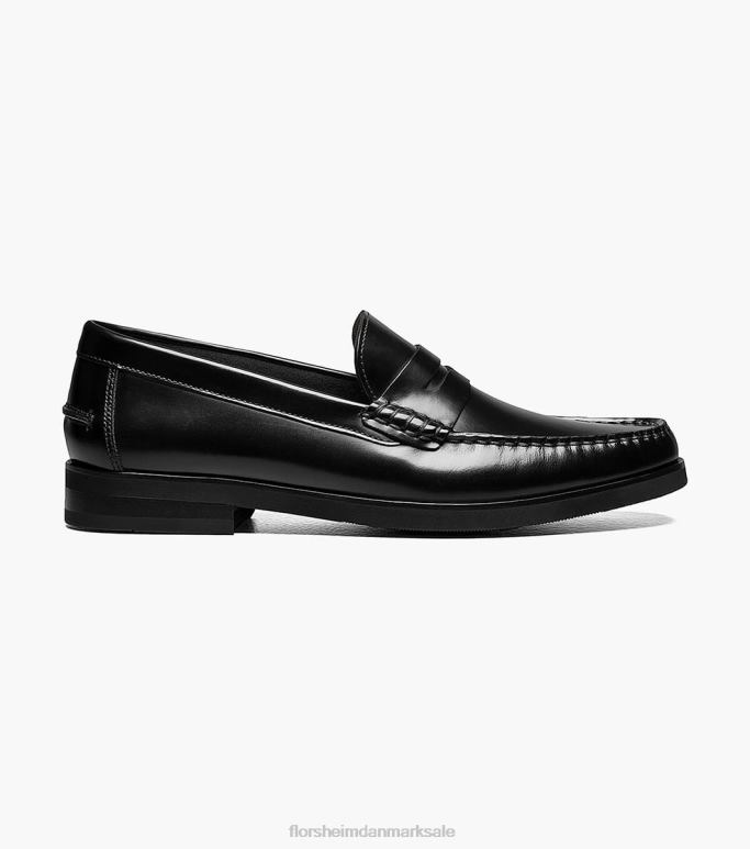 Florsheim Mænd berkley flex moc toe penny loafer NF0RV181 fodtøj sort glat