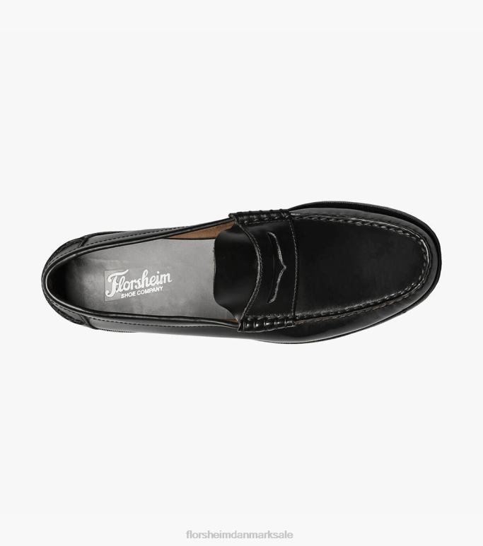 Florsheim Mænd berkley moc toe penny loafer NF0RV182 fodtøj sort