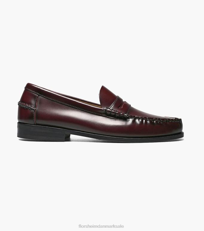 Florsheim Mænd berkley moc toe penny loafer NF0RV183 fodtøj bordeaux