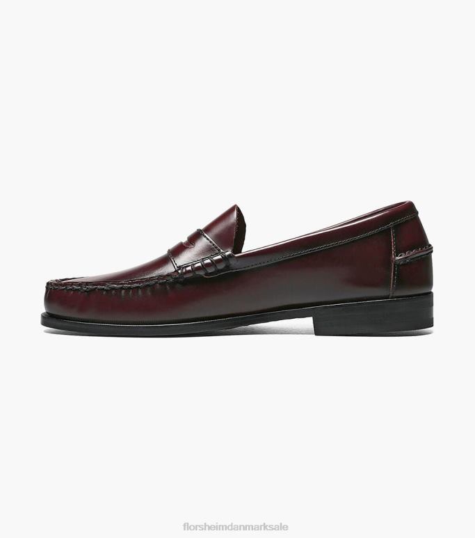 Florsheim Mænd berkley moc toe penny loafer NF0RV183 fodtøj bordeaux
