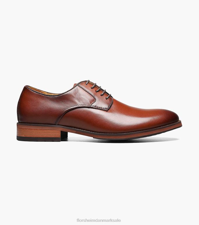 Florsheim Mænd blaze plain toe oxford NF0RV187 fodtøj cognac