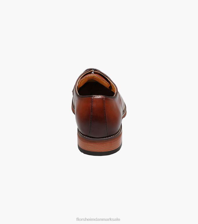 Florsheim Mænd blaze plain toe oxford NF0RV187 fodtøj cognac