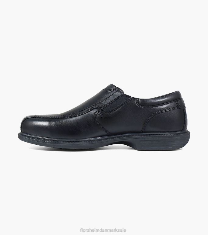 Florsheim Mænd brugsarbejde stål tå almindelig tå snøre støvle NF0RV410 fodtøj sort