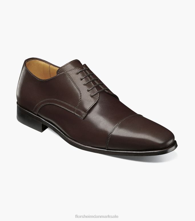 Florsheim Mænd caravel hætte tå oxford NF0RV262 fodtøj Brun
