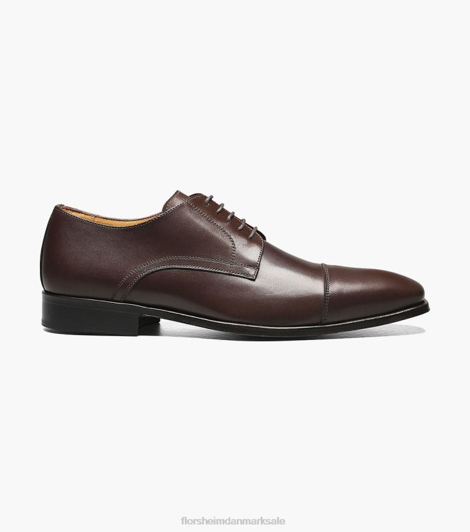 Florsheim Mænd caravel hætte tå oxford NF0RV262 fodtøj Brun