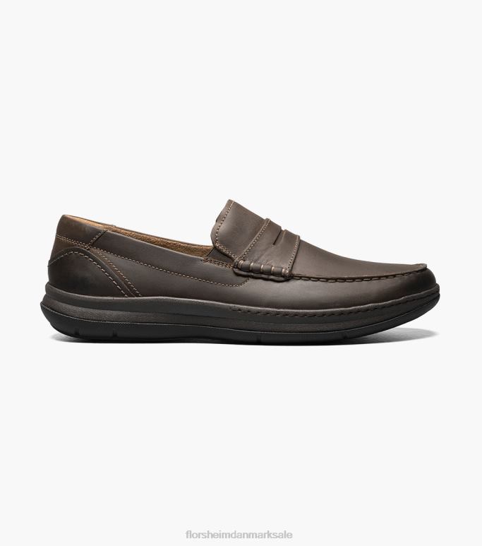 Florsheim Mænd central moc toe penny loafer NF0RV240 fodtøj brun lm