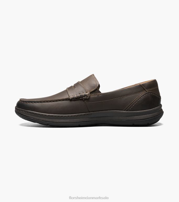Florsheim Mænd central moc toe penny loafer NF0RV240 fodtøj brun lm