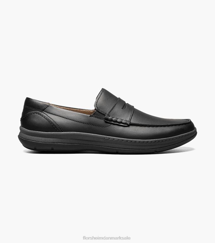 Florsheim Mænd central moc toe penny loafer NF0RV242 fodtøj sort