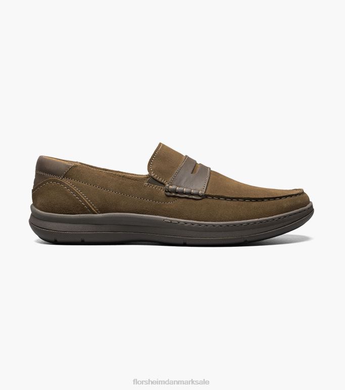 Florsheim Mænd central moc toe penny loafer NF0RV243 fodtøj svampe multi