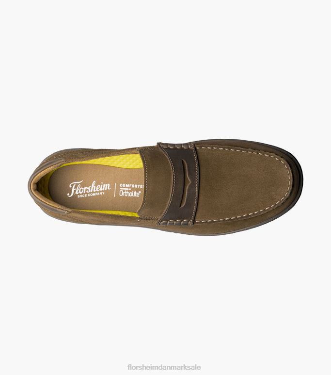 Florsheim Mænd central moc toe penny loafer NF0RV243 fodtøj svampe multi