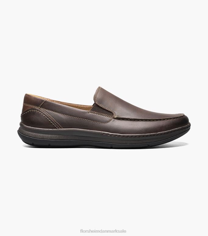 Florsheim Mænd central moc toe venetiansk loafer NF0RV64 fodtøj brun lm