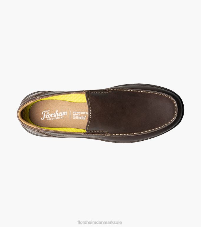 Florsheim Mænd central moc toe venetiansk loafer NF0RV64 fodtøj brun lm