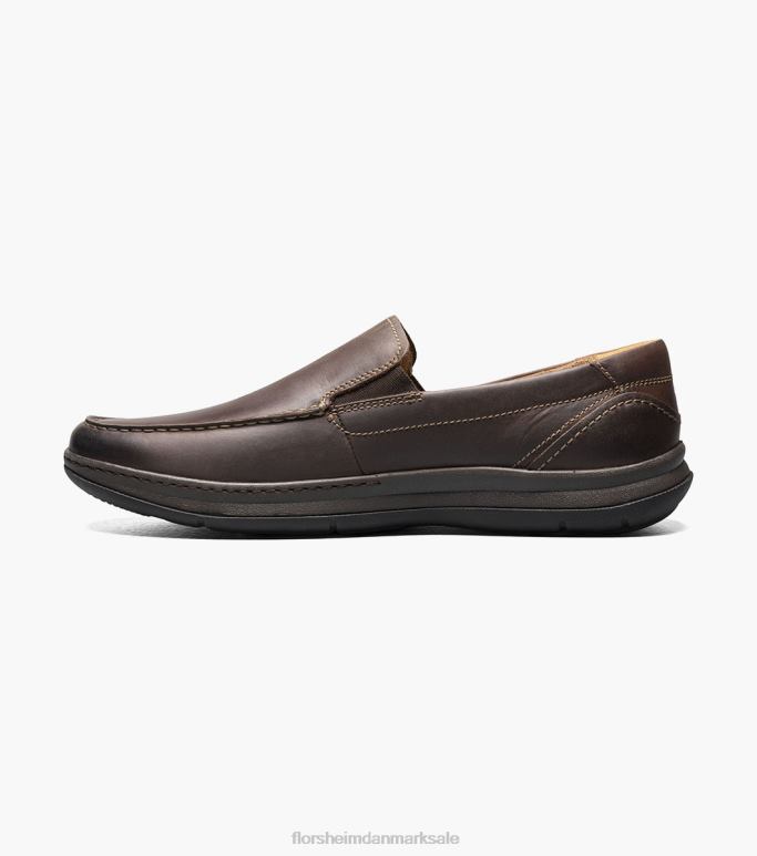 Florsheim Mænd central moc toe venetiansk loafer NF0RV64 fodtøj brun lm
