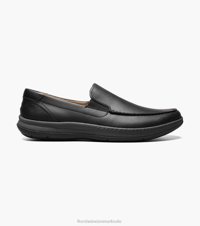Florsheim Mænd central moc toe venetiansk loafer NF0RV65 fodtøj sort