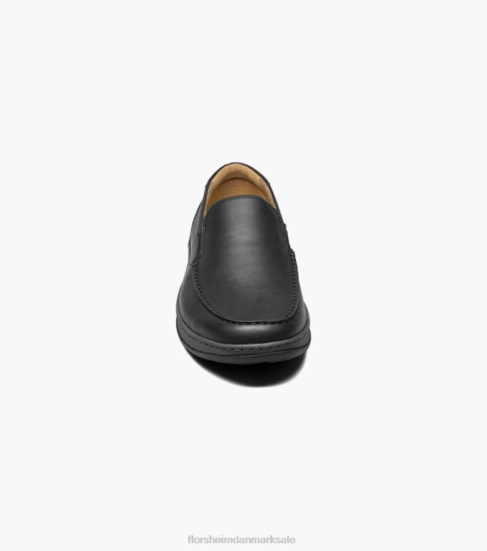Florsheim Mænd central moc toe venetiansk loafer NF0RV65 fodtøj sort