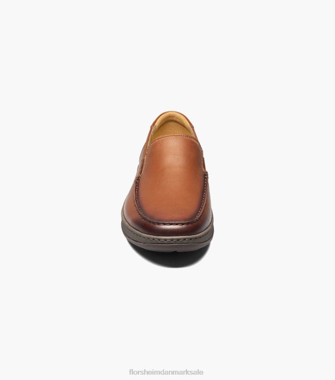 Florsheim Mænd central moc toe venetiansk loafer NF0RV66 fodtøj cognac