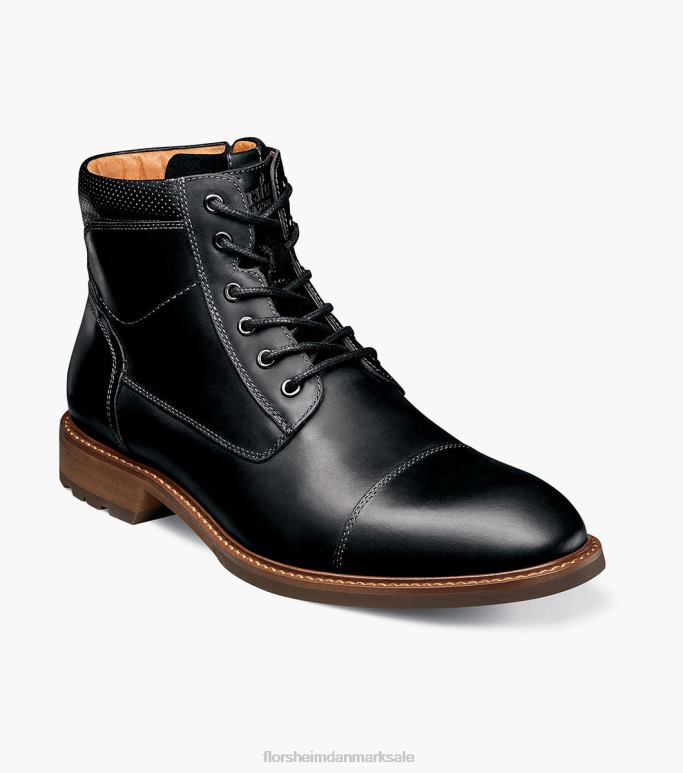 Florsheim Mænd chalet blondestøvle med hætte NF0RV74 fodtøj sort ch