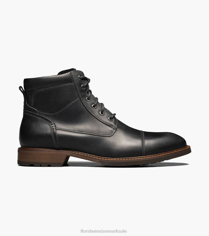 Florsheim Mænd chalet blondestøvle med hætte NF0RV74 fodtøj sort ch