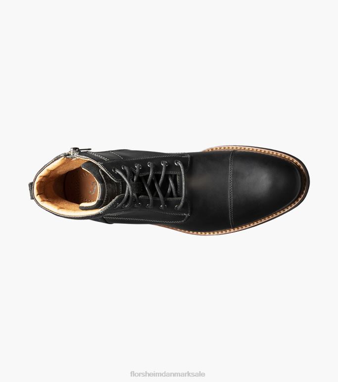 Florsheim Mænd chalet blondestøvle med hætte NF0RV74 fodtøj sort ch