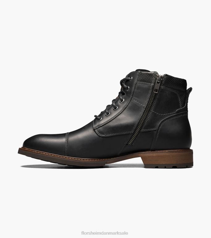 Florsheim Mænd chalet blondestøvle med hætte NF0RV74 fodtøj sort ch