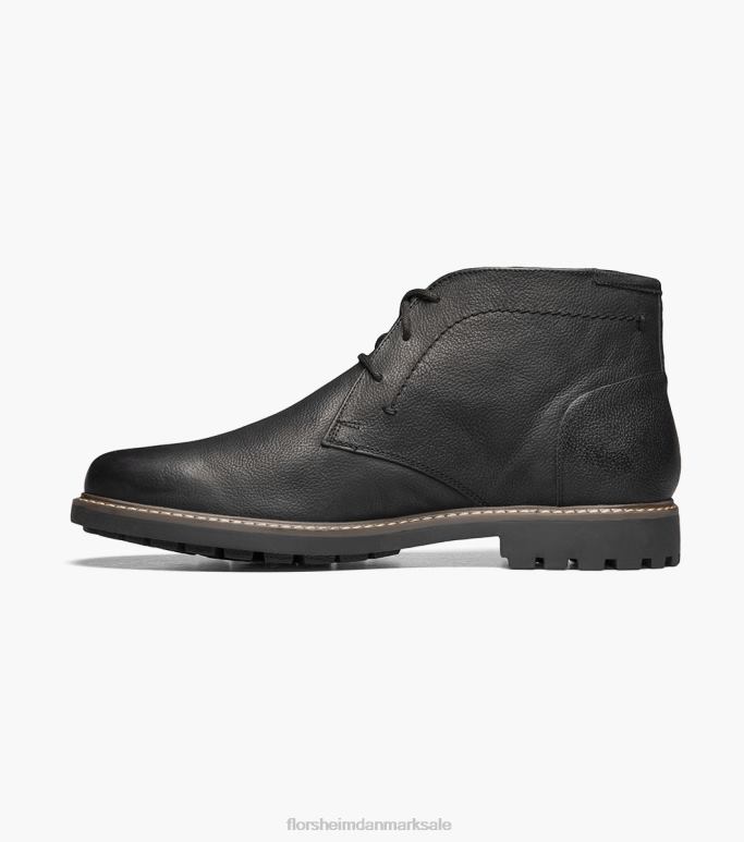 Florsheim Mænd chukka støvle med almindelig tå NF0RV249 fodtøj sort nubuck