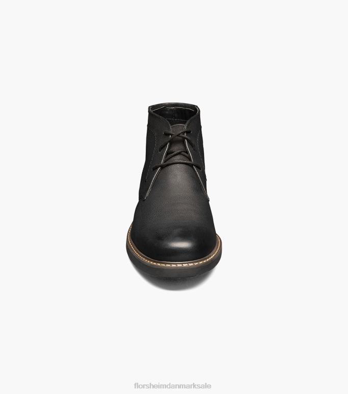 Florsheim Mænd chukka støvle med almindelig tå NF0RV249 fodtøj sort nubuck