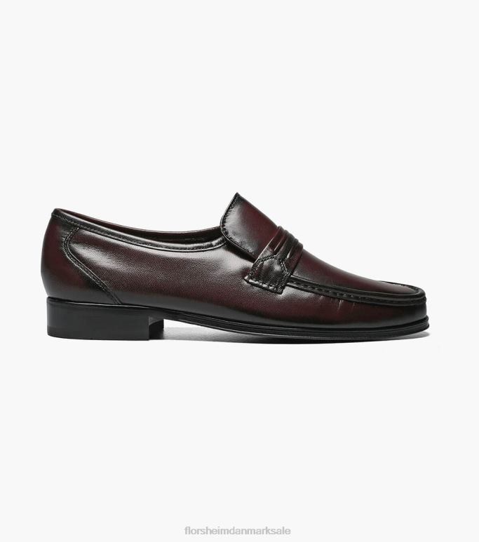 Florsheim Mænd como moc tårem loafer NF0RV190 fodtøj sort kirsebær