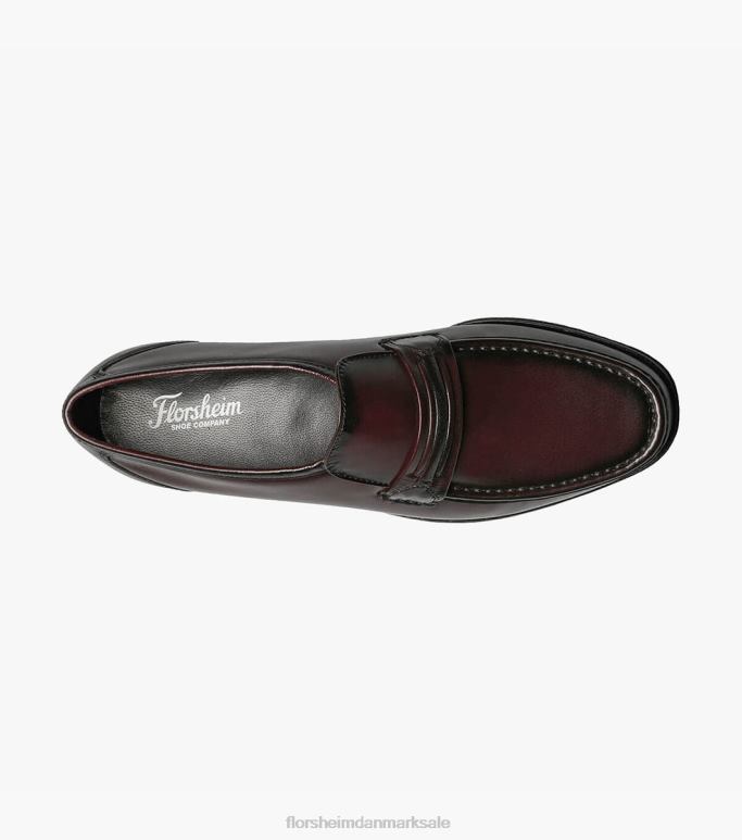 Florsheim Mænd como moc tårem loafer NF0RV190 fodtøj sort kirsebær