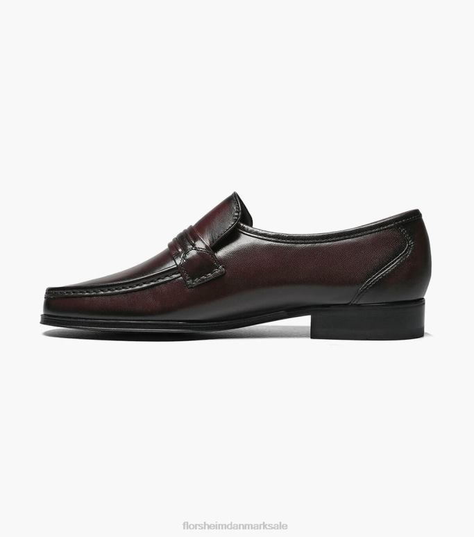 Florsheim Mænd como moc tårem loafer NF0RV190 fodtøj sort kirsebær
