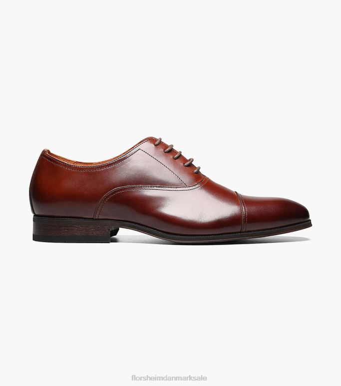 Florsheim Mænd corbetta cap toe oxford NF0RV135 fodtøj cognac