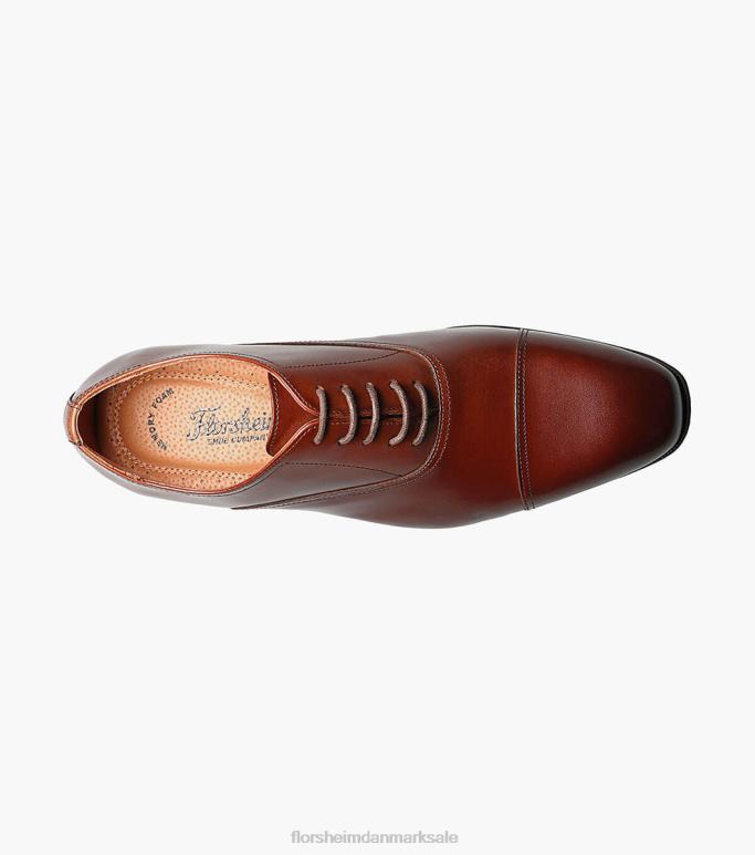 Florsheim Mænd corbetta cap toe oxford NF0RV135 fodtøj cognac