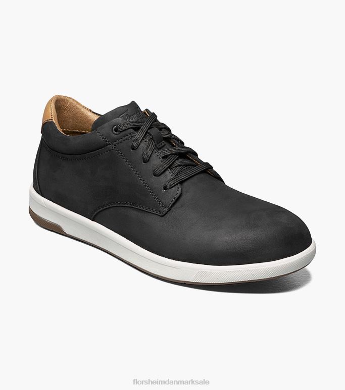 Florsheim Mænd crossover arbejde stål tå almindelig tå oxford NF0RV403 fodtøj sort